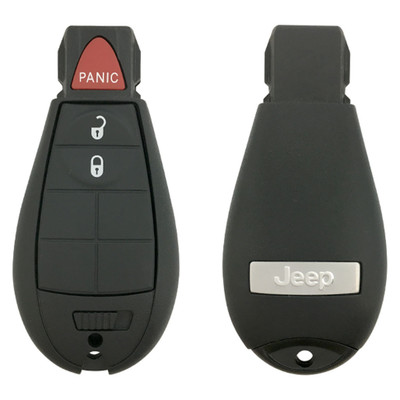 Jeep 3 Button Fobik Non Proximity Remote GQ4-53T, 68105081AB, 433 MHz - Refurbished, Grade A