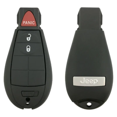 Jeep 3 Button Fobik Non Proximity Remote GQ4-53T, 68105081AB, 433 MHz - Refurbished, Grade A