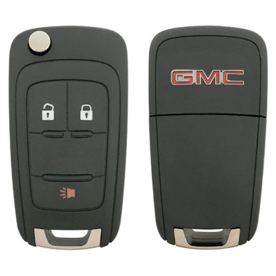 GMC 3 Button Remote Flip Key OHT01060512 20873623 (Non-PEPS) - Refurbished A 182220