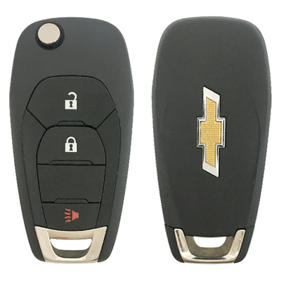 Chevrolet 3 Button Remote Flip Key LXP-T003, 13522783, 315MHz - Refurbished, Grade A