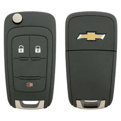 Chevrolet 3 Button Remote Flip Key OHT01060512, 20873621, 315 MHz - Refurbished, Grade A