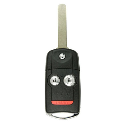 Acura 3 Button No Memory Remote Flip Key N5F0602A1A, 35111-STK-315, 315 MHz - Refurbished, Recase