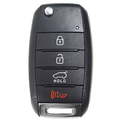 Kia 4 Button Remote Flip Key TQ8-RKE-4F27, 95430-D9100, 433 MHz - Refurbished, Grade A