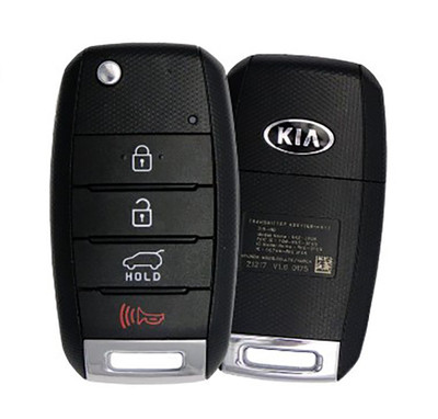 Kia 4 Button Non Transponder Remote Flip Key TQ8-RKE-3F05, 95430-1U500, 315 MHz - Refurbished, Grade A