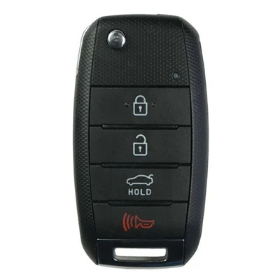 Kia 4 Button Non-Transponder Remote Flip Key SY5JFRGE04, 95430-D4010, 433 MHz - Refurbished, Grade A