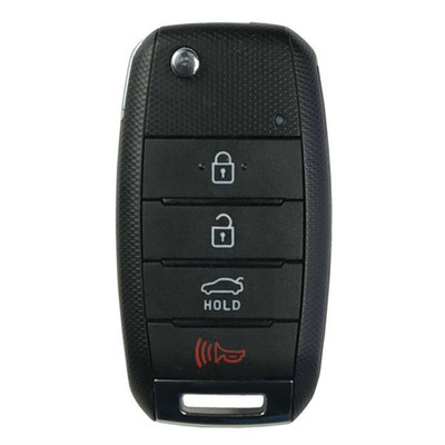 Kia 4 Button Non-Transponder Remote Flip Key SY5JFRGE04, 95430-D4010, 433 MHz - Refurbished, Grade A