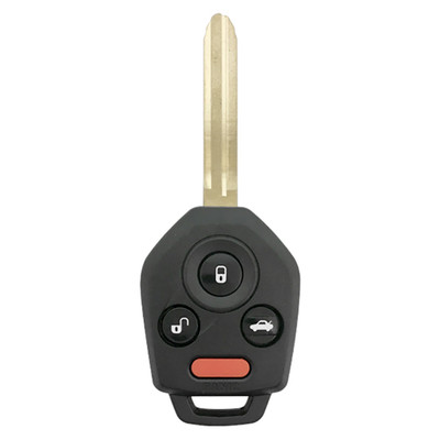 Subaru 4 Button Remote Head Key CWTB1G077 / 57497-FL00A / B110 / H Chip - Black Pod - Refurbished, Recase 182379