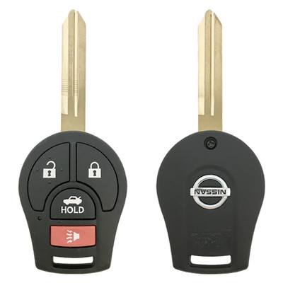 Nissan 4 Button Remote Head Key CWTWB1U751, CWTWB1U816, H0561-3AA0B, 315 MHz - Refurbished, Grade A