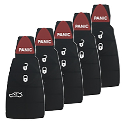 4-Button (L,U,T,P) Shell Button Pad for FCA Vehicles - Pack of 5