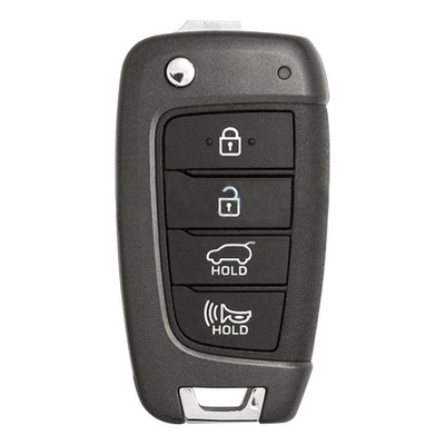 Hyundai 4 Button Remote Flip Key TQ8-RKE-4F39, 95430-S2100, 433 MHz - New, OEM