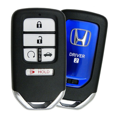 Honda 5 Button Driver 2  Smart Key CWTWB1G0090, 72147-TWA-A31, 433 MHz - New, OEM