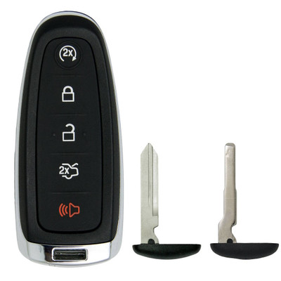 Ford 5 Button Smart Key M3N5WY8609, 164-R8092, 315 MHz with 164-R8041 and 164-R8022 Blades - New, OEM