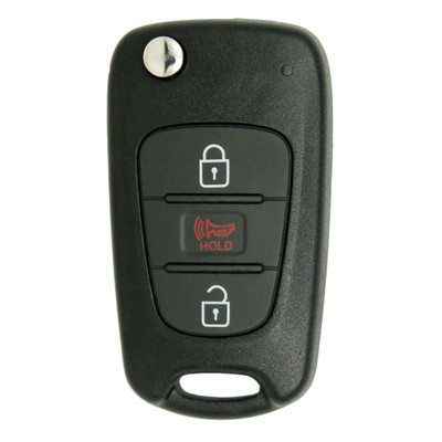 Kia 3 Button Remote Flip Key, NYOSEKSAM11ATX (AM F/L), 95430-2K340, 315 MHz, New OEM