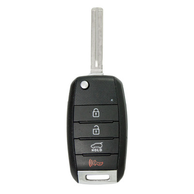 Kia 4 Button Remote Flip Key (USA) TQ8-RKE-4F27, 95430-D9100, 433 MHz - New, OEM