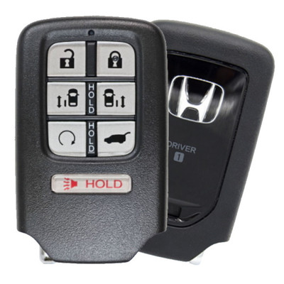 Honda 7 Button Driver 1 Smart Key KR5T4X, 72147-THR-A61, 433 MHz - New, OEM