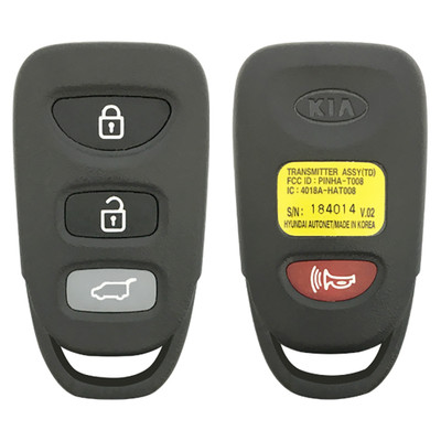 Kia 4 Button Remote PLNHM-T011, 95430-1D201, 315 MHz - Refurbished, Grade A