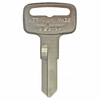 ILCO (AF01000032) YH38, X77 Motorcycle Mechanical Key, Pack of 10