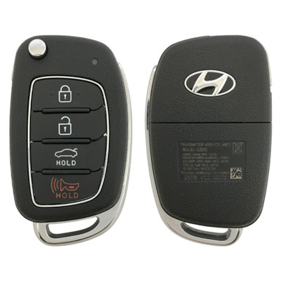 Hyundai 4 Button Remote Head Key OKA-NO38 - Refurbished, Grade A