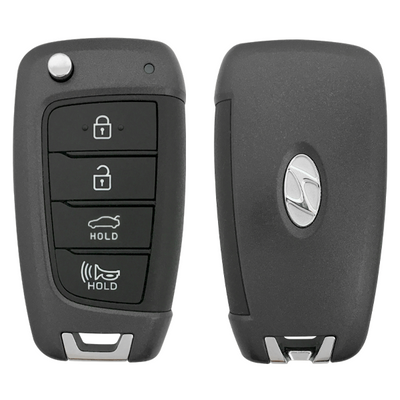 Hyundai 4 Button Remote Head Key NYOSYEC4TX1707, 95430-J0800, 433 MHz - Refurbished, Grade A
