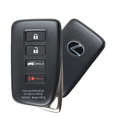 Lexus 4 Button Proximity Smart Key HYQ14FLB, 8990H-0E290, 315 MHz - Refurbished, Grade A