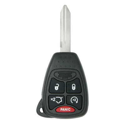 Keyless2Go 5 Button Replacement Remote Key w/Hatch for select Jeep OHT692427AA KOBDT04A, CDJ-KH5-011-AFB-ZZZZ-001