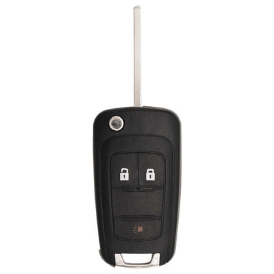 Keyless2Go GM 3 Button Magic Reusable Flip Key PEPS 315 MHz - Premium Aftermarket
