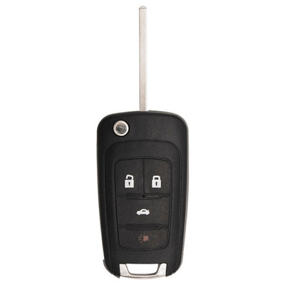 Keyless2Go GM 4 Button Magic Reusable PEPS Proximity Flip Key OHT05918179, 13504283, 13531358, 315 MHz - Premium Aftermarket