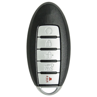 Keyless2Go Nissan 5 Button Proximity Smart Key IC 204, KR5S180144014, 285E3-5AA5A, 433 MHz - Premium Aftermarket