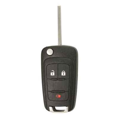 Keyless2Go 3 Button Replacement Remote Flip Key for GM OHT01060512
