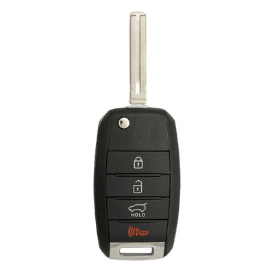 Keyless2Go Kia 4 Button Remote Flip Key NYODD4TX1306-TFL, 95430-2T560, 315 MHz - Premium Aftermarket