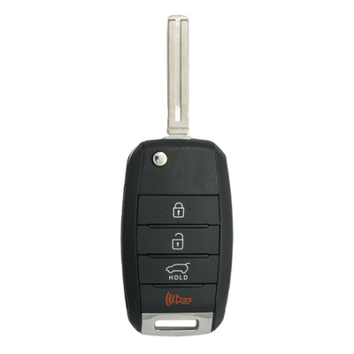 Keyless2Go Kia 4 Button Remote Flip Key with 46 Chip NYODD4TX1306-TFL (SL13MY) 95430-3W350, 315 MHz - Premium Aftermarket