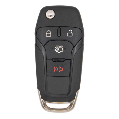 Keyless2Go 4 Button Flip Key Replacement for Ford N5F-A08TAA 164-R7986, FRD-KH4-027-AFB-ZZZZ-001