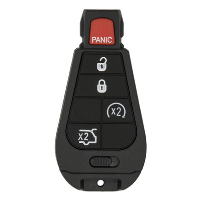 Keyless2Go 5 Button Remote Key Replacement For Jeep IYZ-C01C 68066849AA - With Durashell Technology