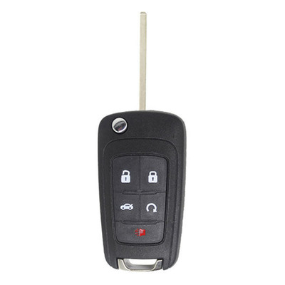 Keyless2Go 5 Button Replacement Remote Flip Key For GM OHT01060512