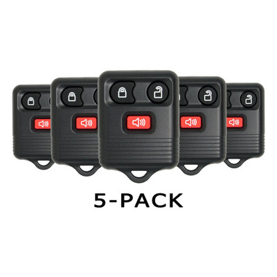 Keyless2Go Ford Lincoln Mercury 3-Button Remote CWTWB1U331 8L3Z-15K601-B, Pack of 5