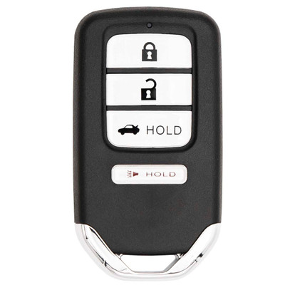 Keyless2Go Honda 4 Button Smart Key No Memory CWTWB1G0090 72147-TVA-A11 433 MHz, Premium Aftermarket