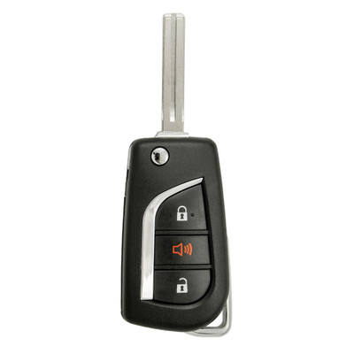Keyless2Go Toyota 3 Button H Chip Remote Flip Key HYQ12BFA, 89070-12C20, 315 MHz - Premium Aftermarket
