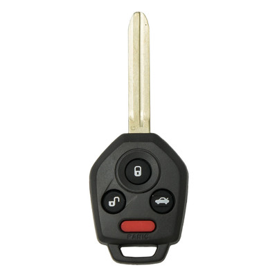 Keyless2Go 4 Button Remote Key Combo Replacement for Subaru CWTWBU766 / B110 / G Chip