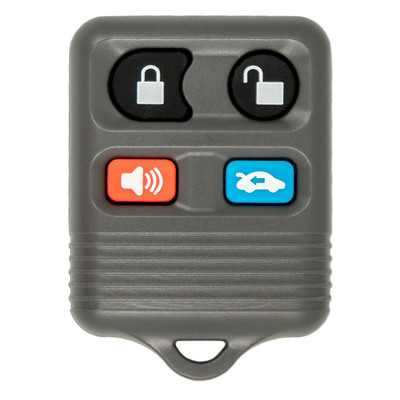 Keyless2Go Ford, Lincoln, Mercury 4 Button Gray Remote CWTWB1U313, CWTWB1U343, 315 MHz - Premium Aftermarket