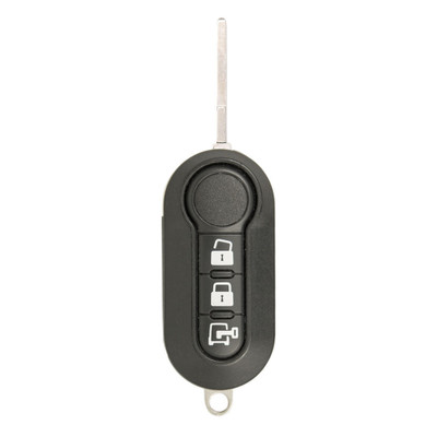 Keyless2Go Fiat, Ram 3 Button Remote Flip Key LTQF12AM433TX, 68546695PC, 433 MHz - Premium Aftermarket