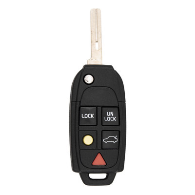 Keyless2Go Volvo 5 Button Remote Flip Key LQNP2T-APU, 8626556, 315 MHz - Premium Aftermarket