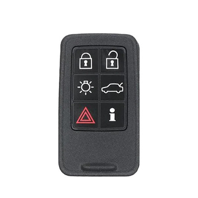 Keyless2Go Volvo 6 Button Proximity Smart Key KR55WK49266, 30659498, 433 MHz - Premium Aftermarket