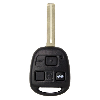 Keyless2Go 3 Button Remote Key Short Blade TOY48 4C Replacement for Lexus HYQ1512V / 89070-53531, TLS-KH3-049-AFB-ZZZZ-001