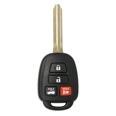 Keyless2Go 4 Button Remote Key Replacement for Toyota HYQ12BDM HYQ12BEL - H Chip, TLS-KH4-033-AFB-ZZZZ-001