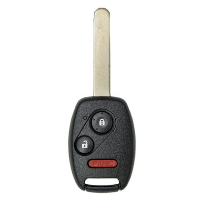 Keyless2Go 3 Button Remote Head Key Replacement for Honda Fit OUCG8D-380H-A (8E CHIP), HON-KH3-032-AFB-ZZZZ-001