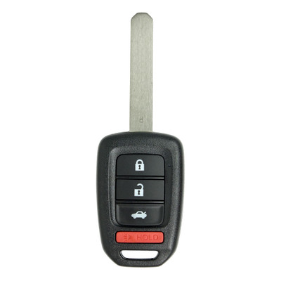 Keyless2Go 4 Button Remote Head Key Replacement For Honda MLBHLIK6-1TA 35118-T2A-A60, HON-KH4-049-AFB-ZZZZ-001
