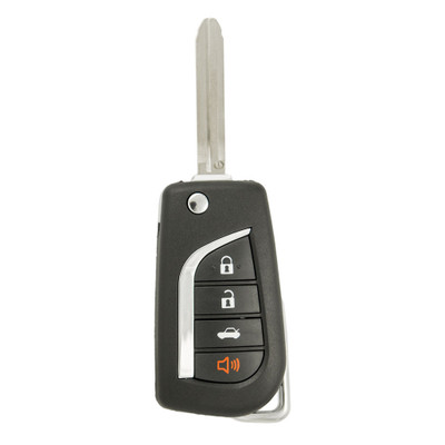 Keyless2Go Toyota 4 Button G Chip Remote Flip Key HYQ12BBY, HYQ12BDC, 89070-06500, 315 MHz - Premium Aftermarket