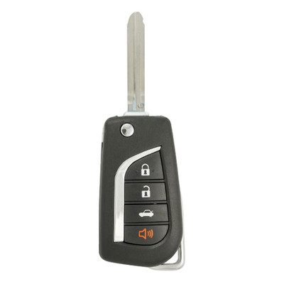 Keyless2Go 4 Button Remote Flip Key Replacement for Toyota GQ4-29T / G Chip / 89070-02620, TLS-KH4-038-AFB-ZZZZ-001