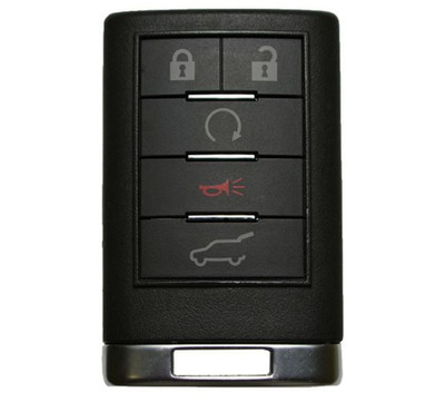 Cadillac 5-Button Remote Driver 1 315 mhZ OUC6000066 OUC6000223 20998281 - Refurbished RECASED