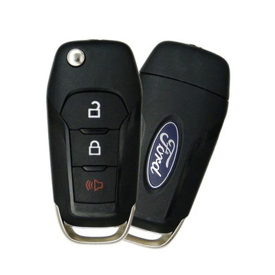Ford 3 Button Center Mill Flip Key N5F-A08TBLP, 164-R8334, 433 MHz - Refurbished, Grade A
